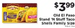 ShopRite Old El Paso Stand 'N Stuff Taco Shells Family Size offer