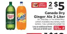 ShopRite Canada Dry Ginger Ale offer