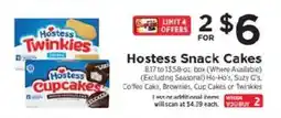 ShopRite Hostess snack cakes offer