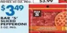 Associated Bar s sliced pepperoni offer