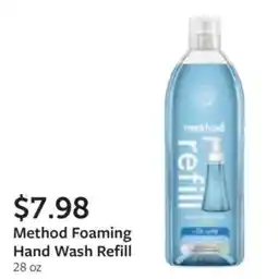 Fareway Method Foaming Hand Wash Refill offer