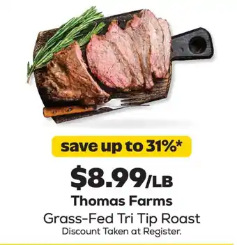 Thomas Farms Grass-Fed Tri Tip Roast