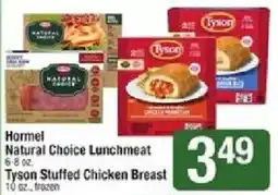 Shaw's Hormel natural choice lunchmeat offer