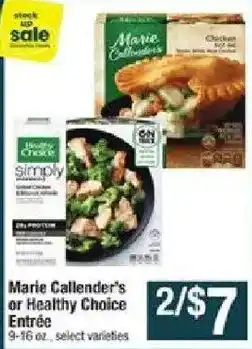 Shaw's Marie Callender's or Healthy Choice Entrée offer
