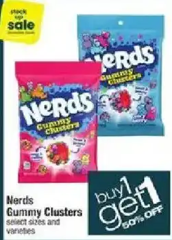 Shaw's Nerds Gummy Clusters offer