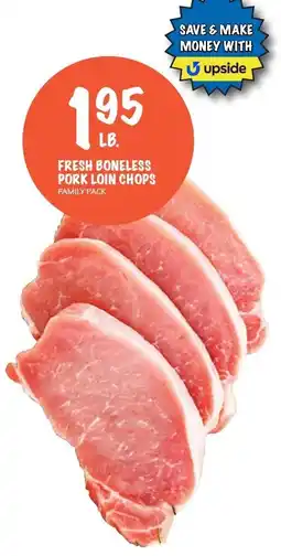 Foodarama Upside fresh boneless pork loin chops offer