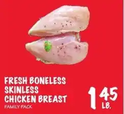 Foodarama Fresh boneless skinless chicken breast family pack offer