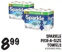 Foodarama Sparkle pick-a-size towels offer