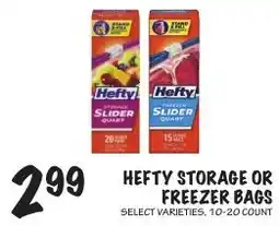 Foodarama Hefty storage or freezer bags offer