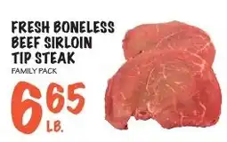 Foodarama Fresh boneless beef sirloin tip steak offer