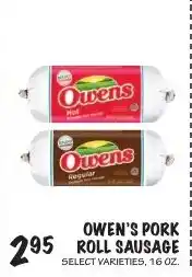 Owens's pork roll sausage