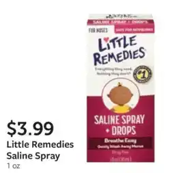 Fareway Little Remedies Saline Spray offer