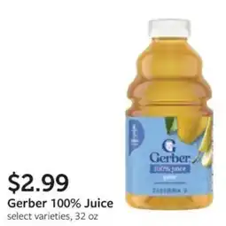 Fareway Gerber 100% Juice offer