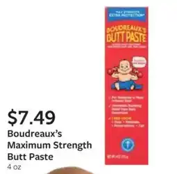 Fareway Boudreaux's Maximum Strength Butt Paste offer