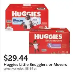Fareway Huggies little snugglers or movers offer