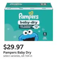 Fareway Pampers Baby Dry offer