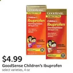 Fareway GoodSense Children's Ibuprofen offer