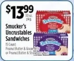Pioneer Supermarkets Smucker's Uncrustables Sandwiches offer