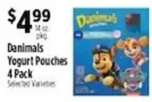 Danimals Yogurt Pouches
