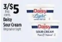 Pioneer Supermarkets Daisy sour cream offer