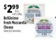 Pioneer Supermarkets BelGioioso Fresh Mozzarella Cheese offer