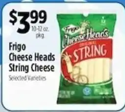 Pioneer Supermarkets Frigo Cheese Heads String Cheese offer