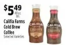 Pioneer Supermarkets Califia Farms Cold Brew Coffee offer