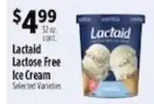 Pioneer Supermarkets Lactaid lactose free ice cream offer