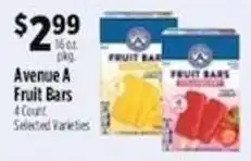 Pioneer Supermarkets Avenue A Fruit Bars offer