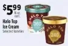 Pioneer Supermarkets Halo Top Ice Cream offer