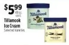 Pioneer Supermarkets Tillamook Ice Cream offer