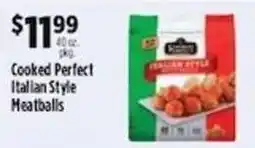 Pioneer Supermarkets Signature Select Cooked Perfect Italian Style Meatballs offer