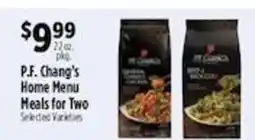 Pioneer Supermarkets Pf Chang's Menu for Two offer