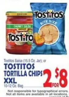 Bravo Supermarkets Tostitos tortilla chips xxl offer