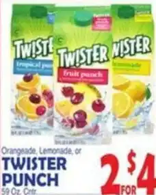 Bravo Supermarkets Twister punch offer