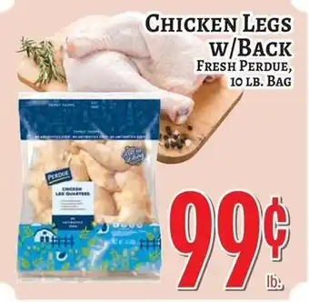 Fresh Perdue Chicken Legs W/Back