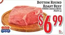 Trade Fair Supermarket Bottom Round Roast Beef offer