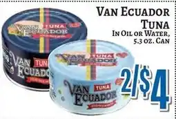 Trade Fair Supermarket Van Ecuador Tuna offer