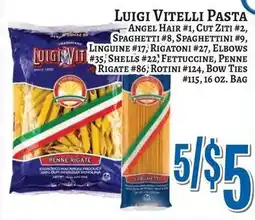 Trade Fair Supermarket Luigi Vitelli pasta offer