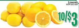 Trade Fair Supermarket Lemons offer