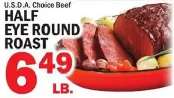 U.s.d.a. Choice Beef Half Eye Round Roast