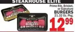 Bravo Supermarkets Steakhouse Elite Burgers offer