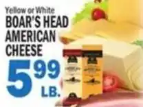 Bravo Supermarkets Boar's Head American Cheese offer