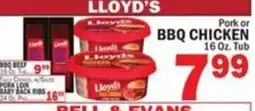 Bravo Supermarkets Lloyd's pork or bbq chicken offer