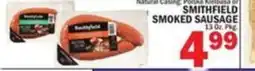 Bravo Supermarkets Smithfield smoked sausage offer