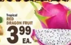 Bravo Supermarkets Tropical red dragon fruit offer