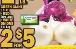 Bravo Supermarkets Green Giant white onions offer