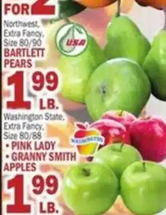 Bravo Supermarkets Bartlett Pears offer
