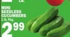 Bravo Supermarkets Mini Seedless Cucumbers offer