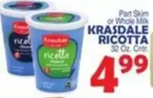 Bravo Supermarkets Krasdale ricotta offer